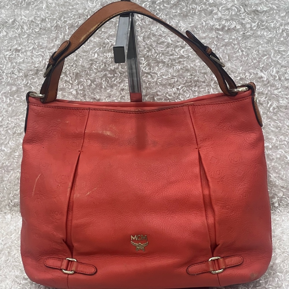 MCM Hobo Leather Handbag